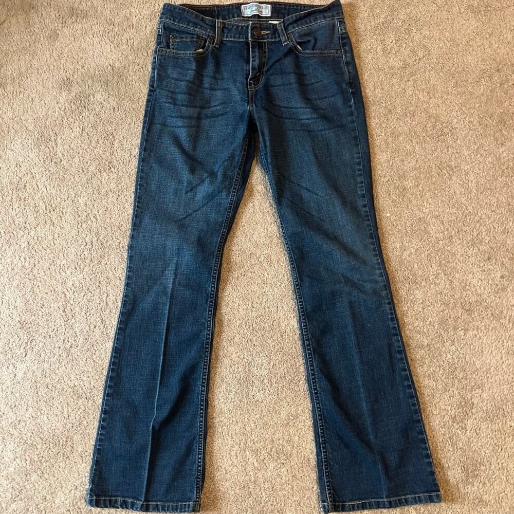 Levi‎ Strauss Signature Low Rise Bootcut Jeans Juniors Size 7